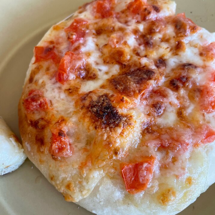 【離乳食/幼児食】グリルで簡単!無添加のトマトピザ
